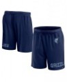 Men's Branded Navy Memphis Grizzlies Free Throw Mesh Shorts $23.00 Shorts